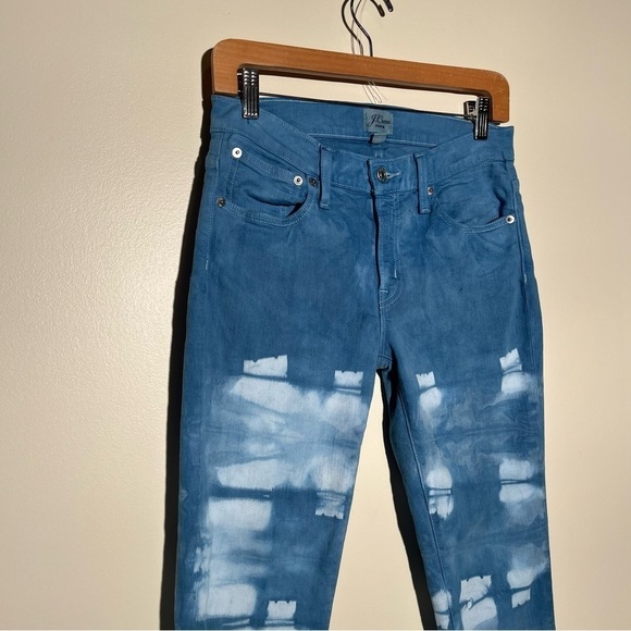 J. Crew Denim 8” Toothpick Indigo Dyed Jeans - Picture 2 of 14
